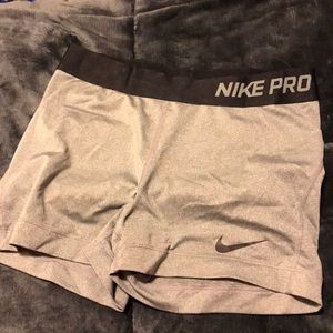 Nike pro compression shorts